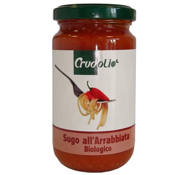 Sos tomat Arrabbiata eco 180g - CRUDOLIO