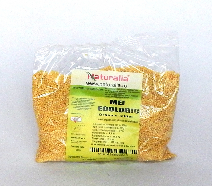 Mei decorticat boabe eco 250g - NATURALIA