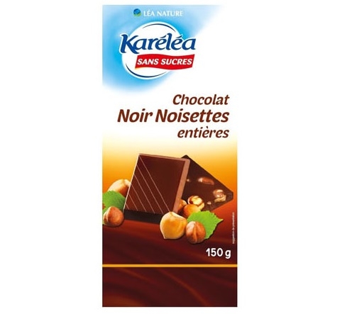 Ciocolata neagra 70% alune 150g - KARELEA
