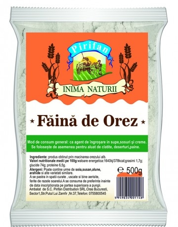 Faina orez alb 250g - PIRIFAN