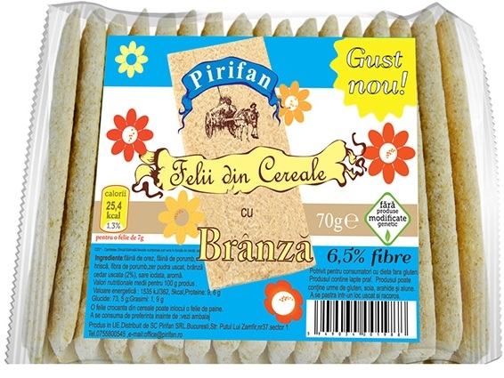 Felii cereale branza 70g - PIRIFAN