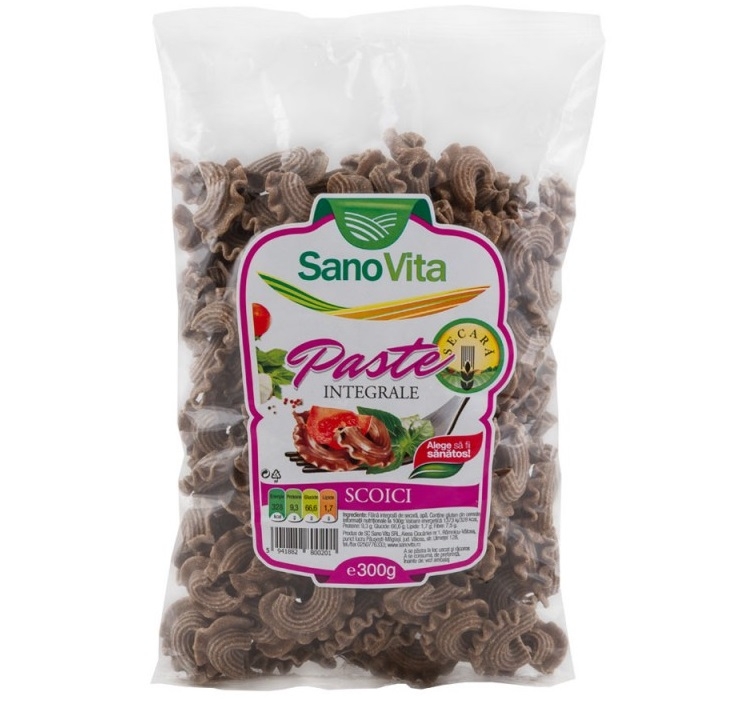 Paste scoici secara integrala 300g - SANOVITA