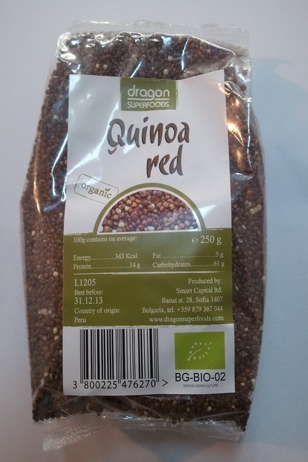 Quinoa rosie boabe eco 250g - SMART ORGANIC