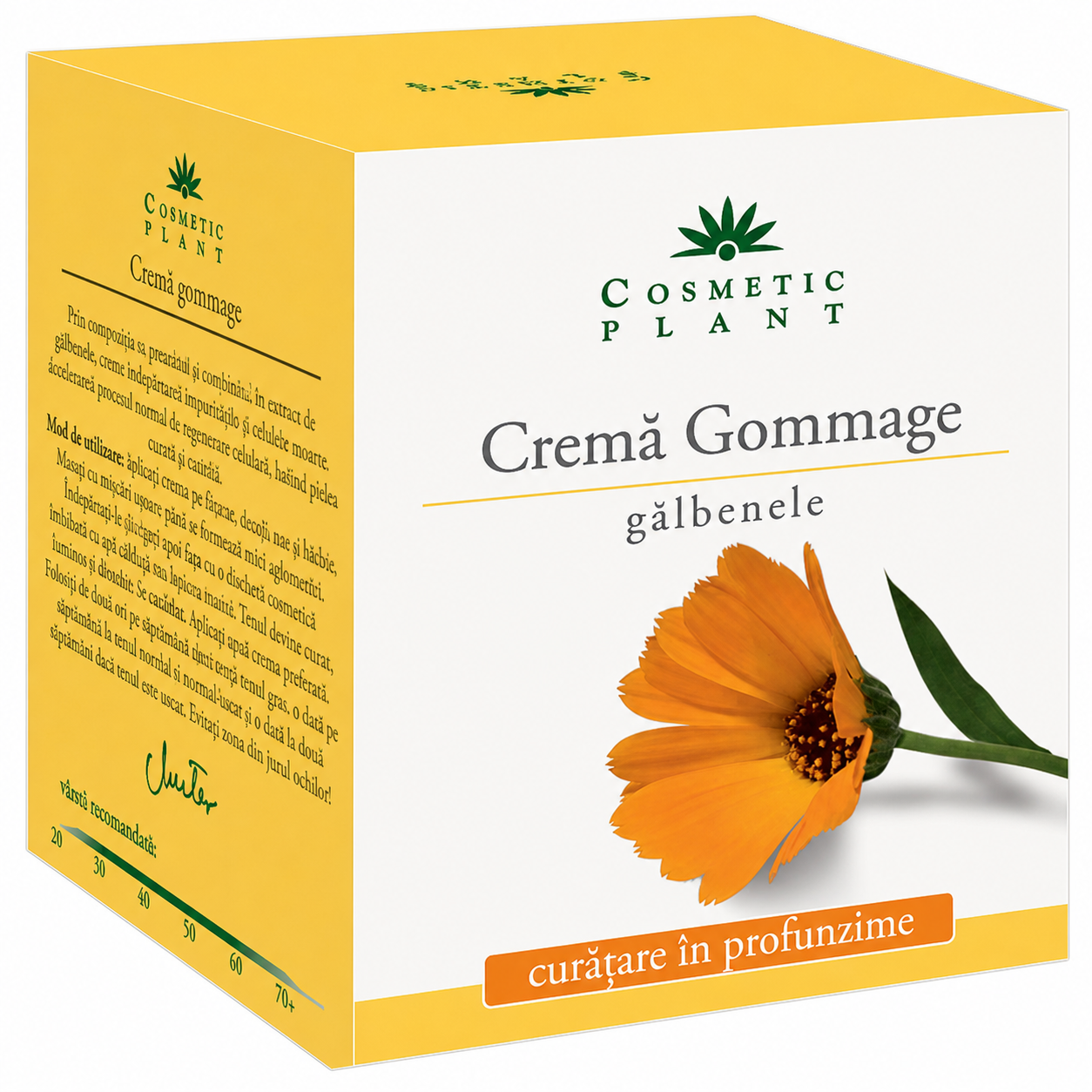 Crema gommage galbenele 50ml - COSMETIC PLANT
