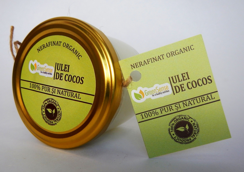 Ulei cocos organic 100ml - GREEN SENSE