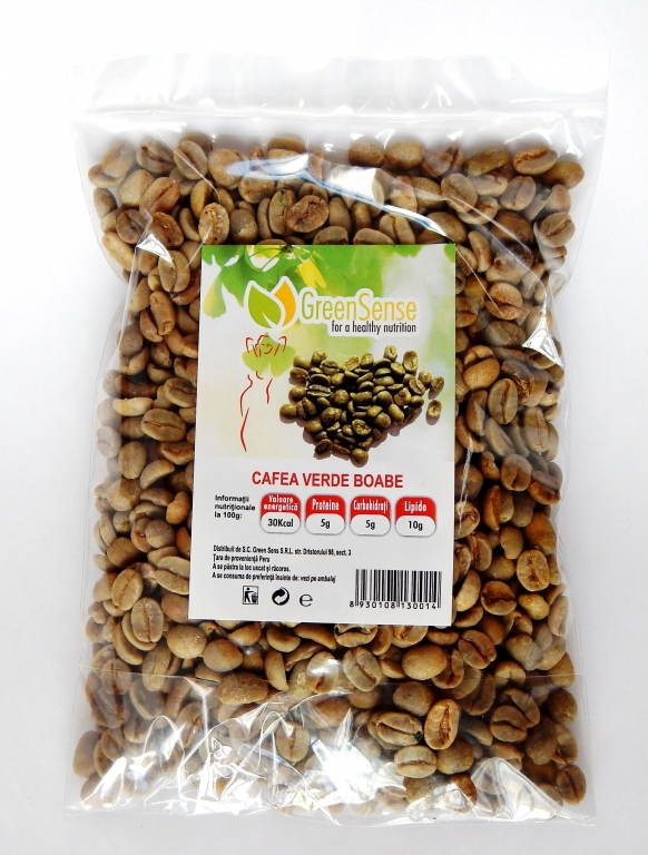 Cafea verde boabe 200g - GREEN SENSE