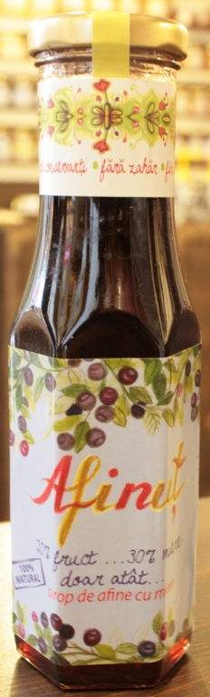 Sirop afine salbatice in miere Afinut 230ml - PRISACA