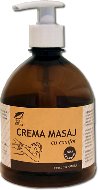 Crema masaj camfor 500g - MEDICA