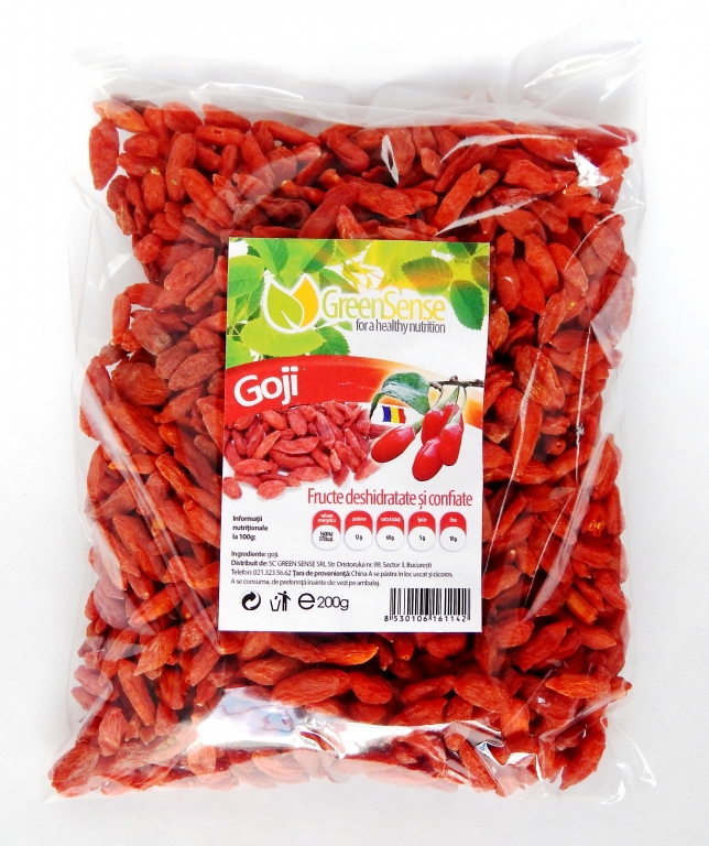Goji fructe uscate 200g - GREEN SENSE