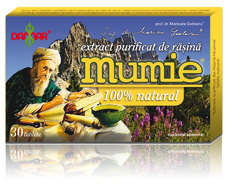 Mumie extract purificat rasina 30cp - DAMAR