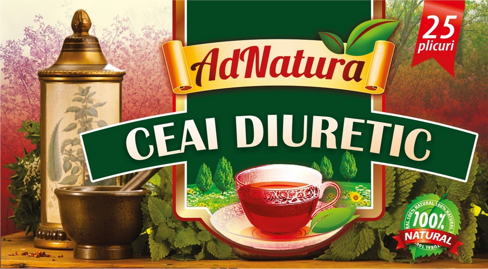 Ceai diuretic 20dz - ADNATURA