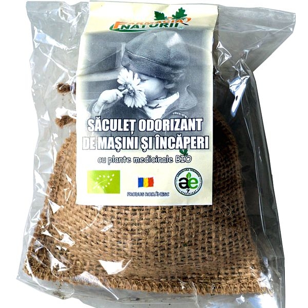 Saculet odorizant masini incaperi {8x12cm} 20g - FARMACIA NATURII