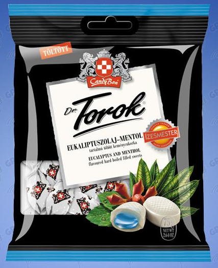 Dropsuri mentolate ulei eucalipt 75g - DR TOROK