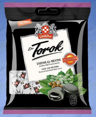 Dropsuri mentolate ulei anason 75g - DR TOROK