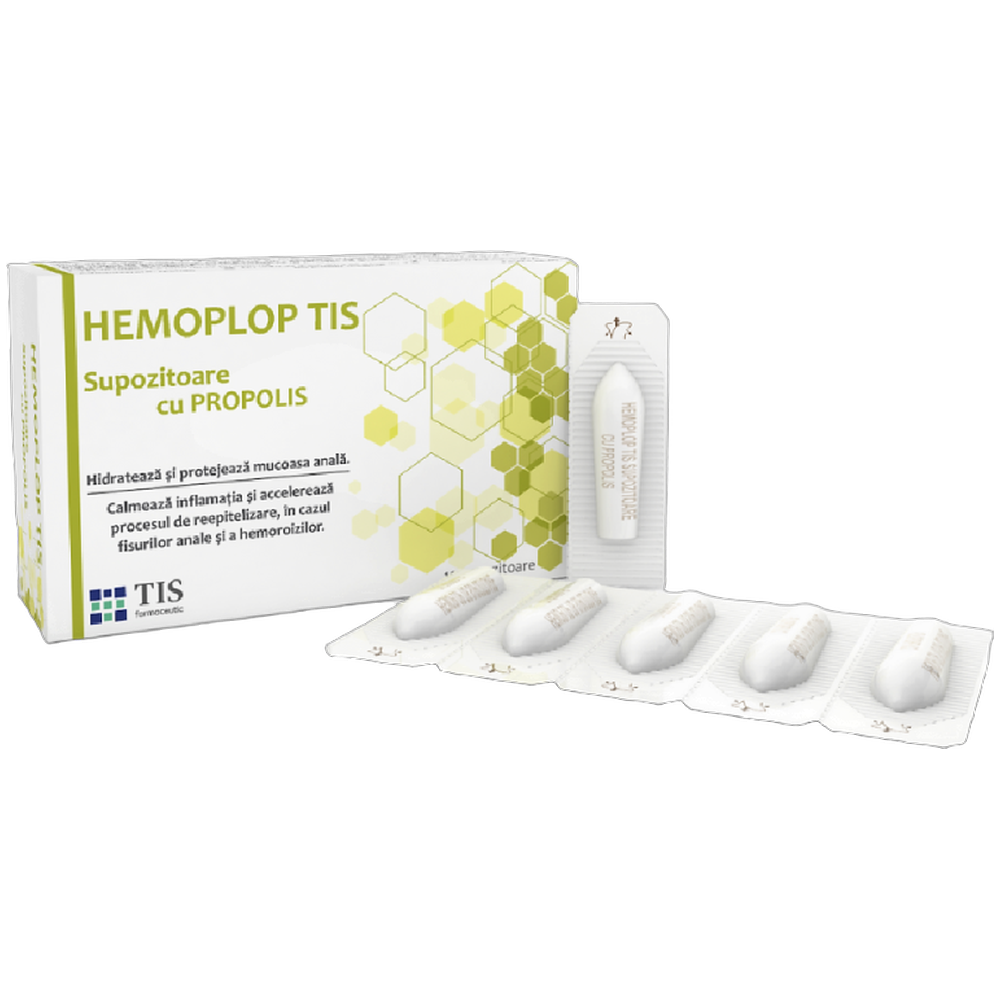 Supozitoare propolis Hemoplop 10b - TIS
