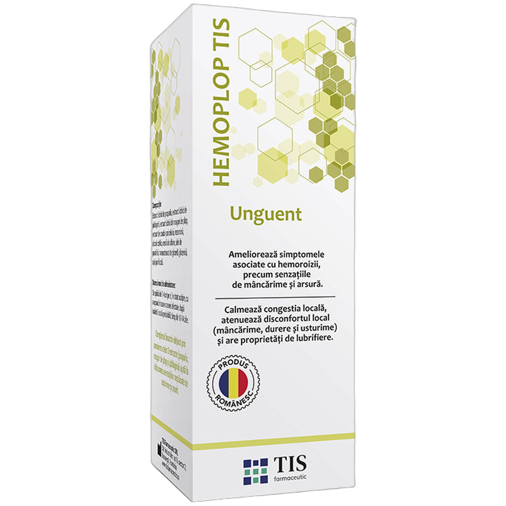 Unguent antihemoroidal HemoplopTis 50ml - TIS