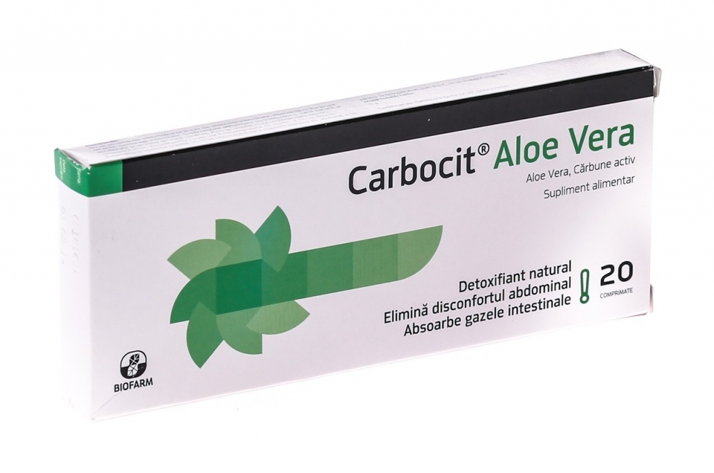 Carbocit aloe vera 20cp - BIOFARM