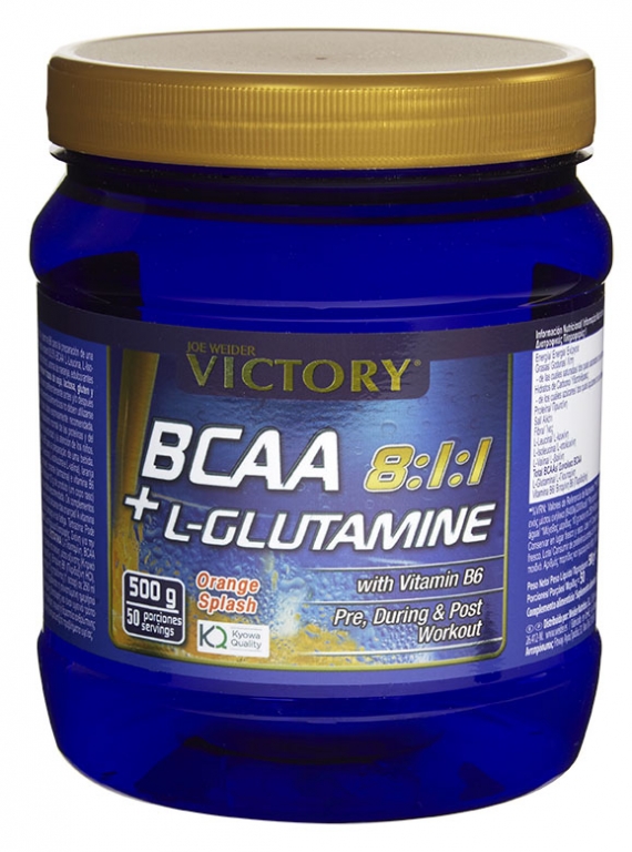 Pulbere BCAA 8:1:1 Lglutamina B6 500g - VICTORY ENDURANCE