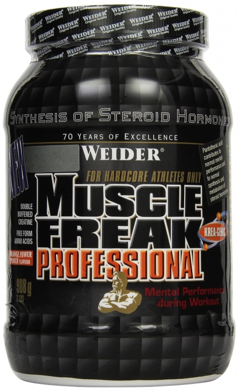 Pubere Muscle Freak profesional portocale 908g - WEIDER