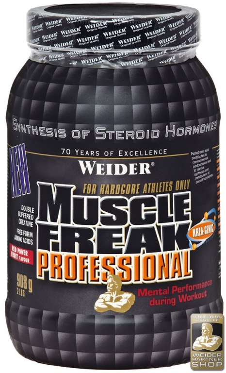 Pubere Muscle Freak profesional fructe rosii 908g - WEIDER