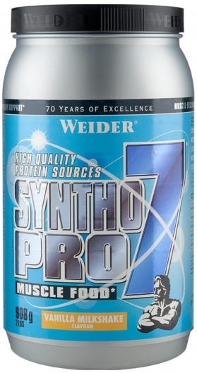 Pulbere mix proteica Syntho pro7 vanilie 908g - WEIDER