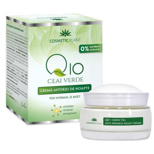 Crema Noapte Antirid Q10 Complex Mineral 50ml - Cosmetic Plant