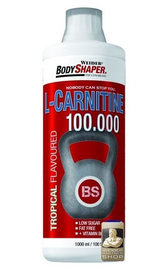 Concentrat lichid L carnitina 100.000 tropical 1L - BODY SHAPER