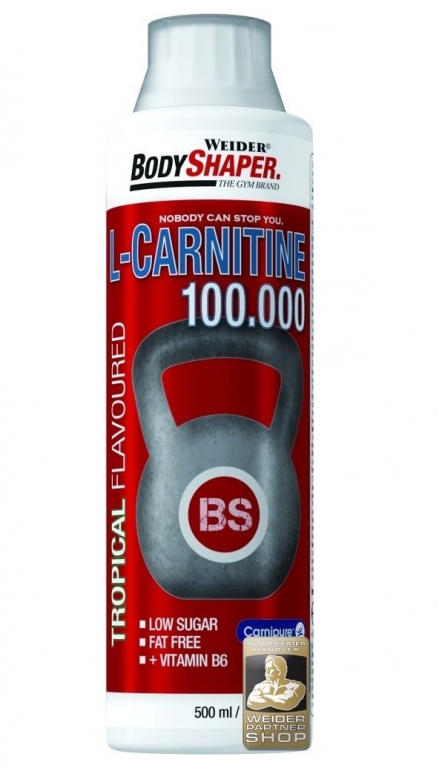 Concentrat lichid L carnitina 100.000 tropical 500ml - BODY SHAPER