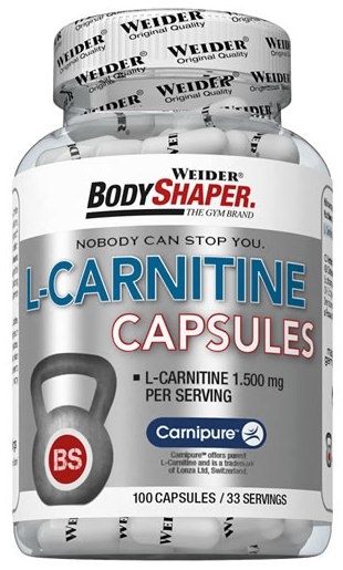 L carnitina 500mg 100cps - BODY SHAPER