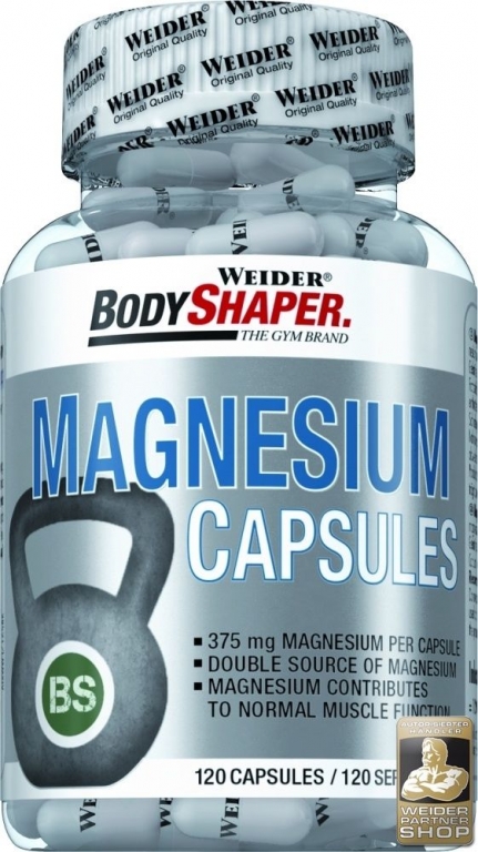 Magneziu 375mg 120cps - BODY SHAPER