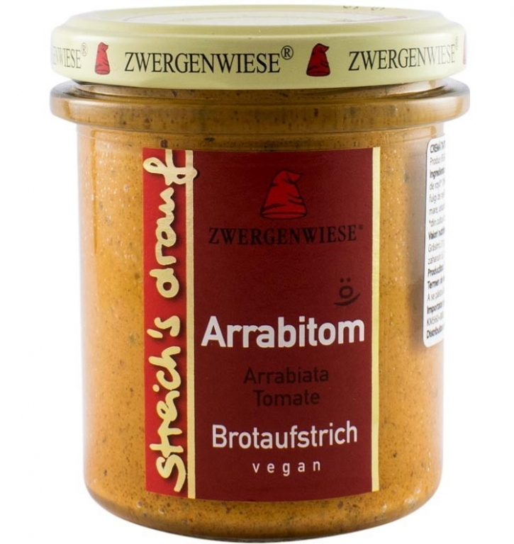 Crema tartinabila tomate arrabbiata eco 160g - ZWERGENWIESE