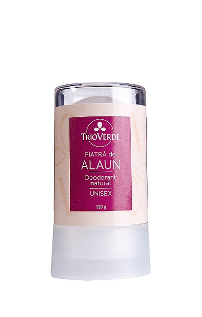 Deodorant stick piatra alaun 120g - TRIO VERDE