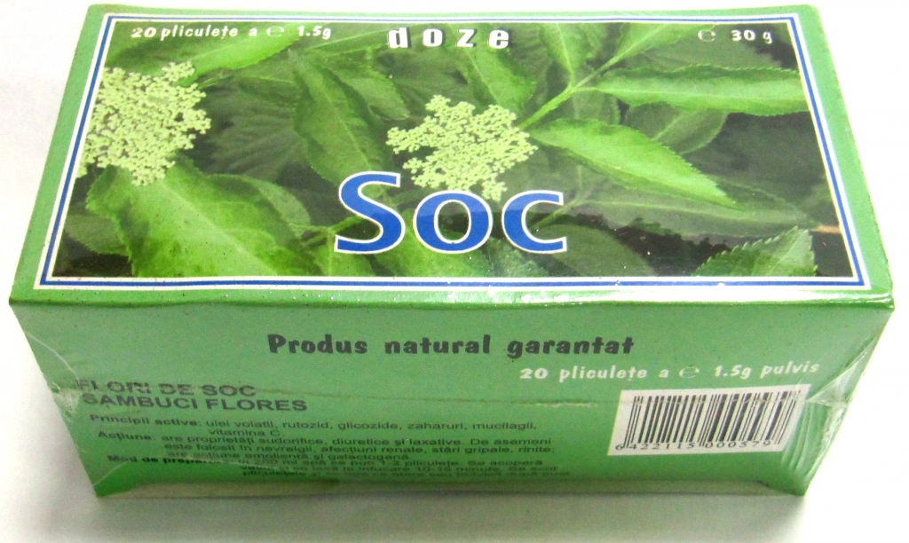 Ceai soc flori 20dz - CYANI