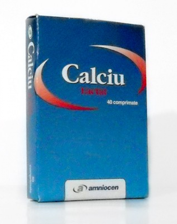 Calciu lactat 40cp - AMNIOCEN