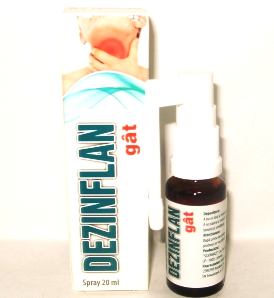 Spray gat Dezinflan 20ml - SILVANOLS