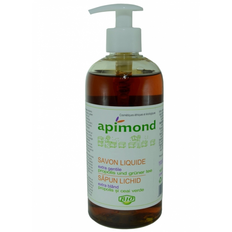 Sapun lichid propolis ceai verde bio 500ml - APIMOND