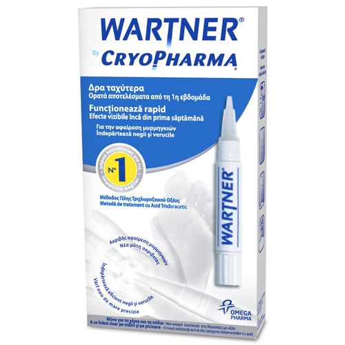 Tratament creion negi Cryopharma 1,5ml - OMEGA PHARMA