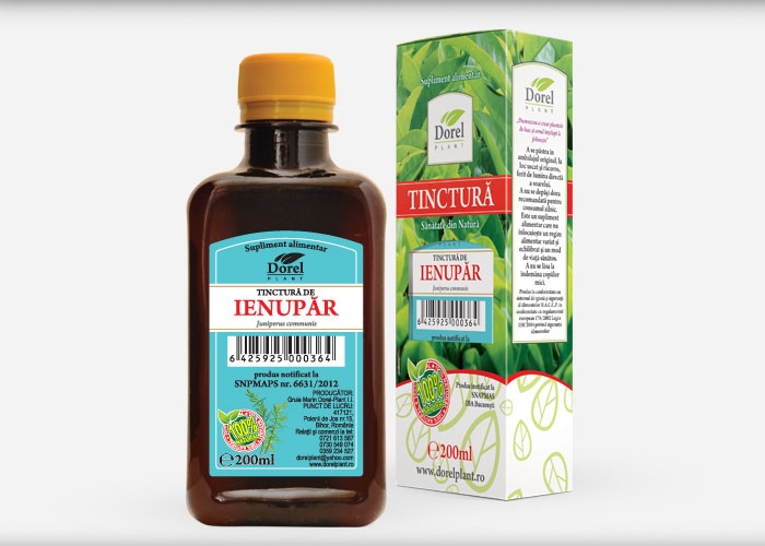Tinctura ienupar 200ml - DOREL PLANT