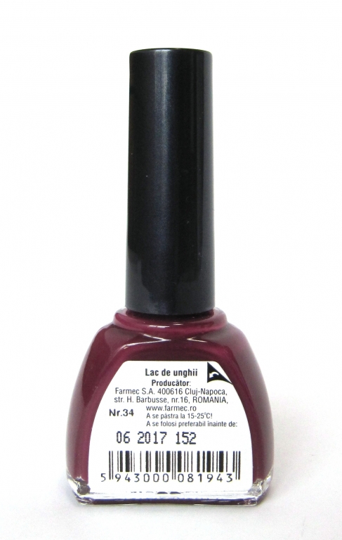 Lac unghii ultrarezistent nr34 11ml - FARMEC