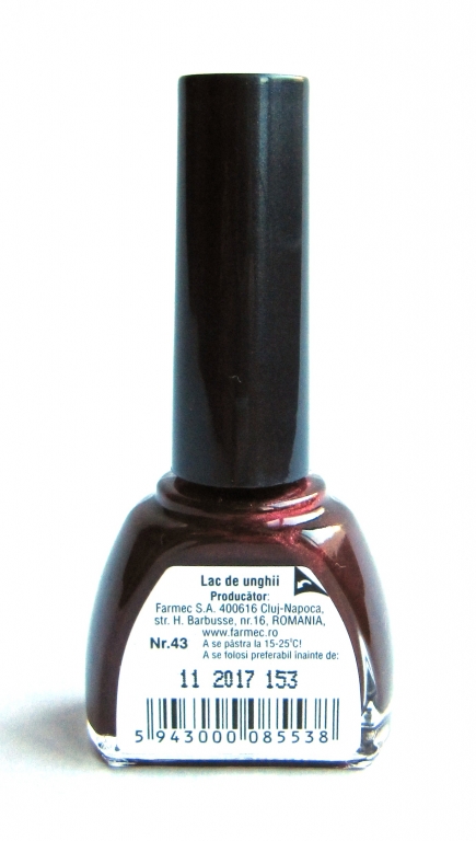 Lac unghii ultrarezistent nr43 11ml - FARMEC