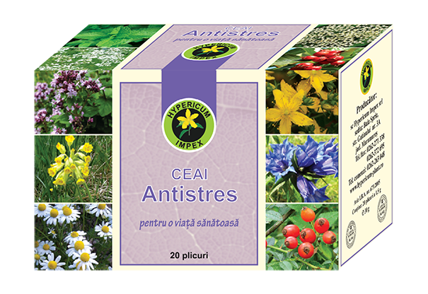 Ceai antistres 20dz - HYPERICUM PLANT