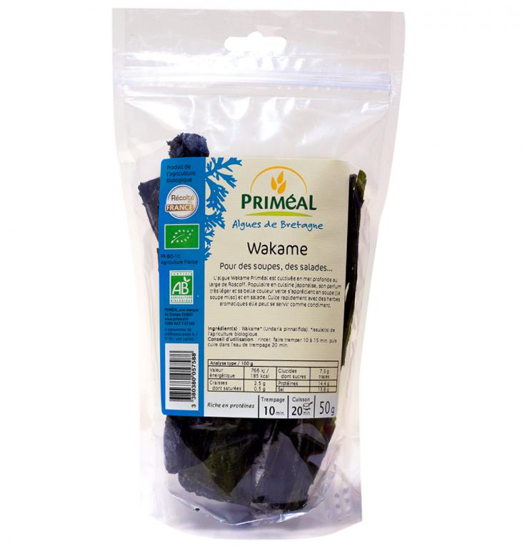 Alge wakame uscate 50g - PRIMEAL