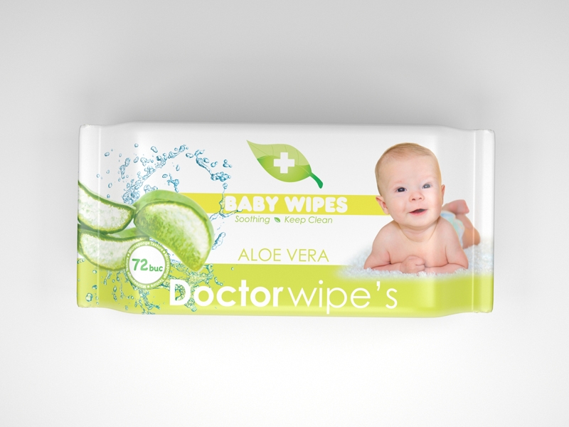Servetele umede copii 72b - DR WIPE`S