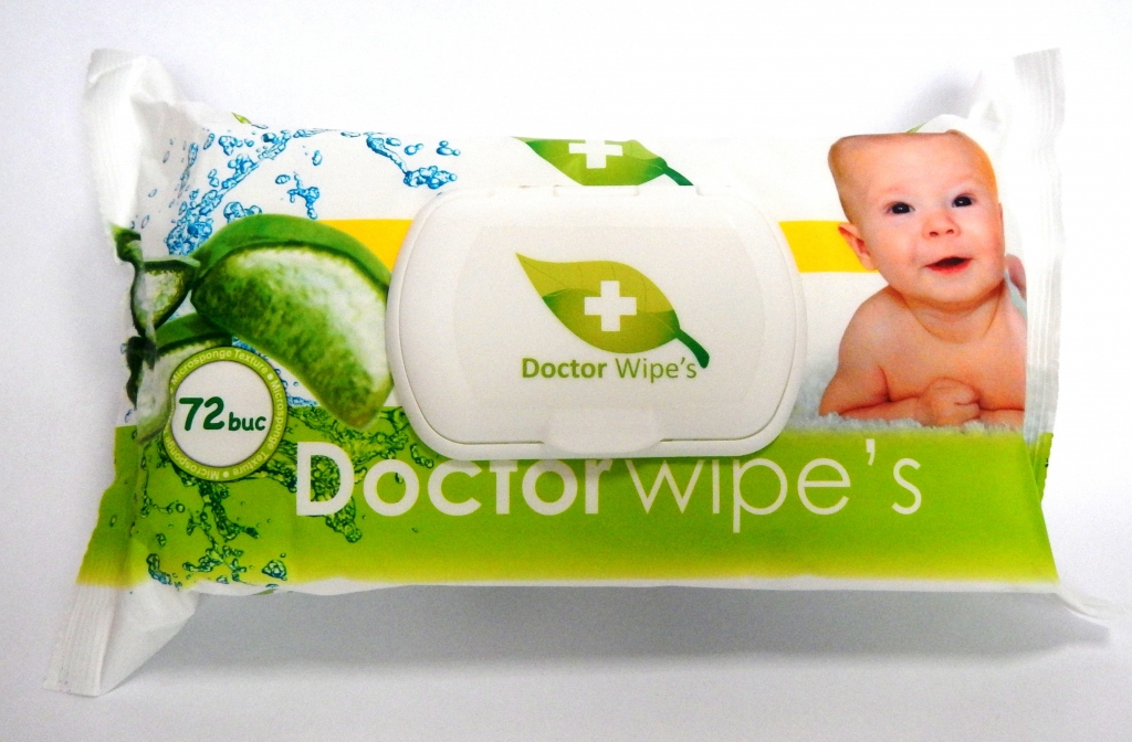 Servetele umede copii capac 72b - DR WIPE`S