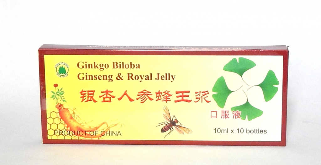 Ginkgo biloba ginseng royal jelly {3in1} 10fl - AMEDSSON