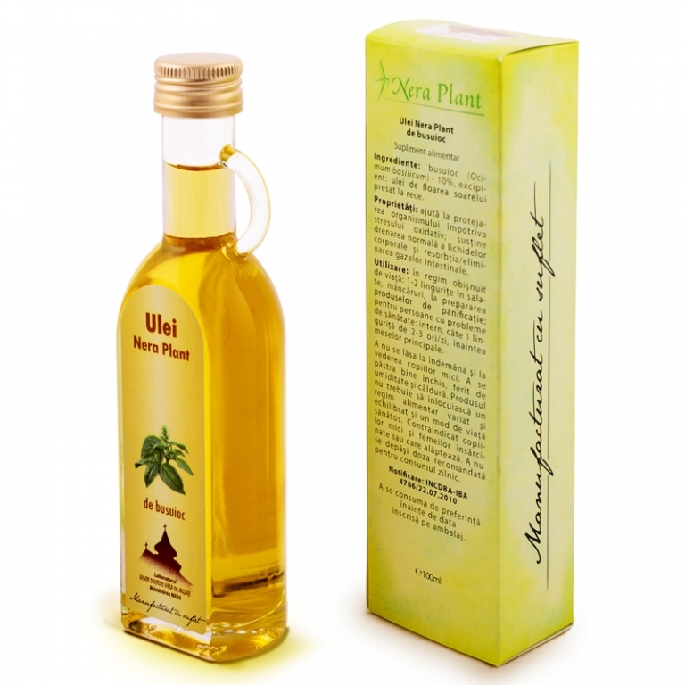 Ulei busuioc 100ml - NERA PLANT