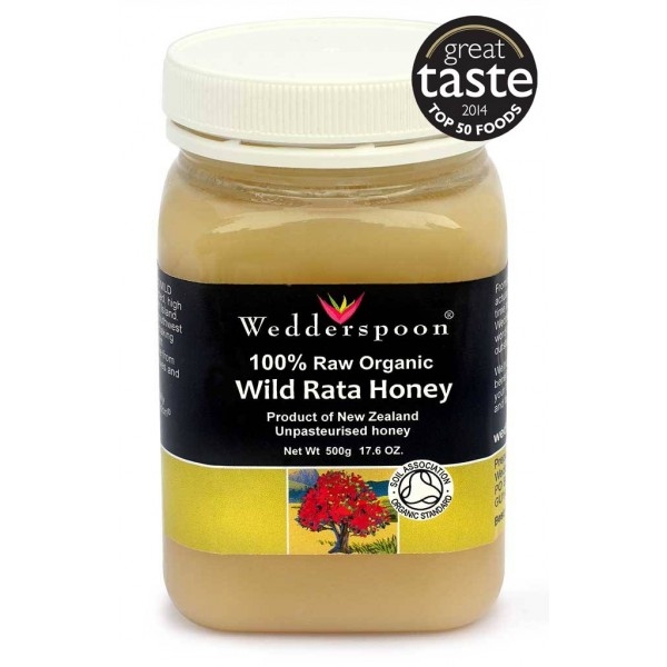 Miere fag salbatica Rata organica raw 500g - WEDDERSPOON