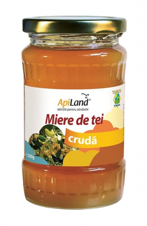 Miere tei cruda conventional 500g - APILAND