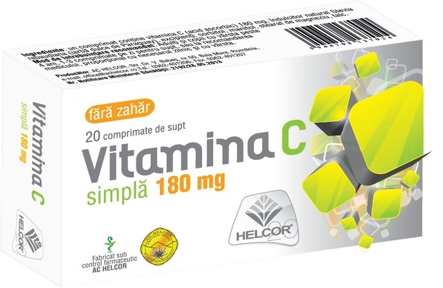 Vitamina C 180mg 20cp - AC HELCOR