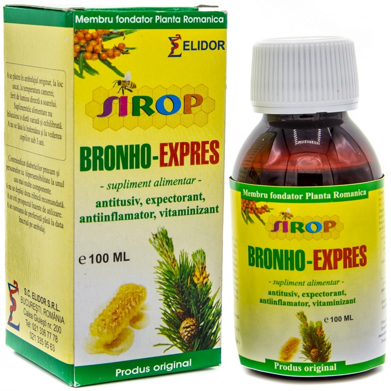 Sirop bronho expres 100ml - ELIDOR